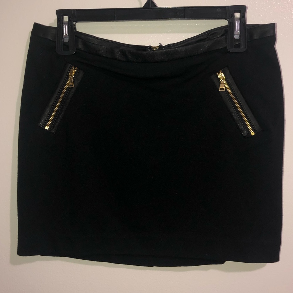 Express Skirt with Gold Detailing